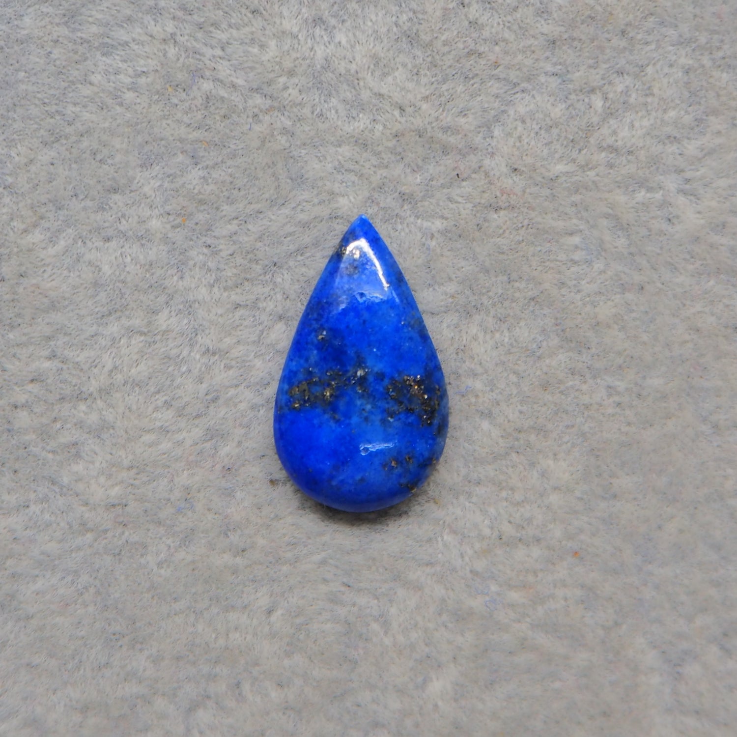 Natural Lapis Lazuli Pear Cabochon 18x11mm 5.5ct – Pedra Gems One of a Kind Loose Gemstone