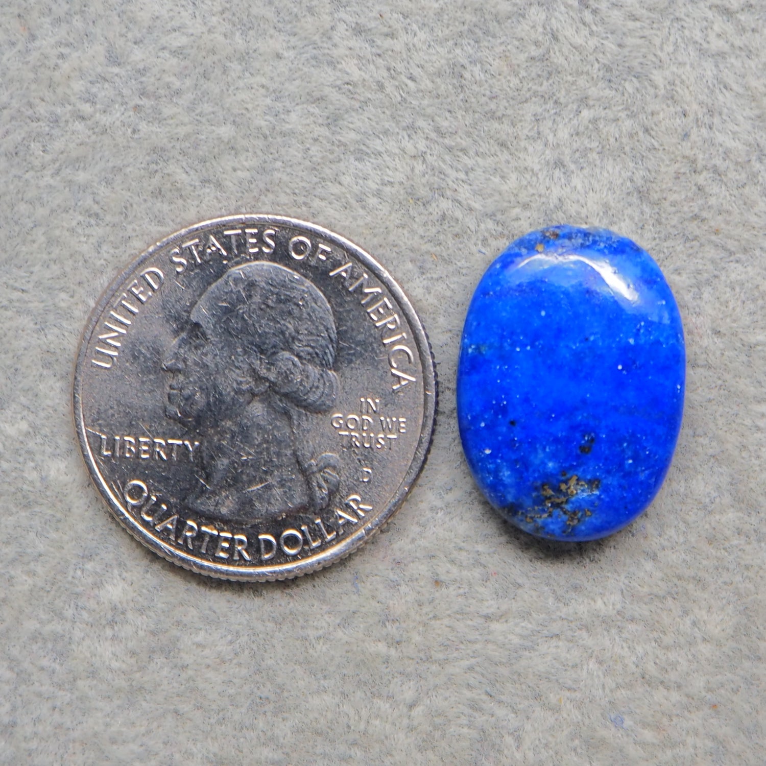 Natural Lapis Lazuli Oval Cabochon 20x15mm 14.5ct – Pedra Gems One of a Kind Loose Gemstone