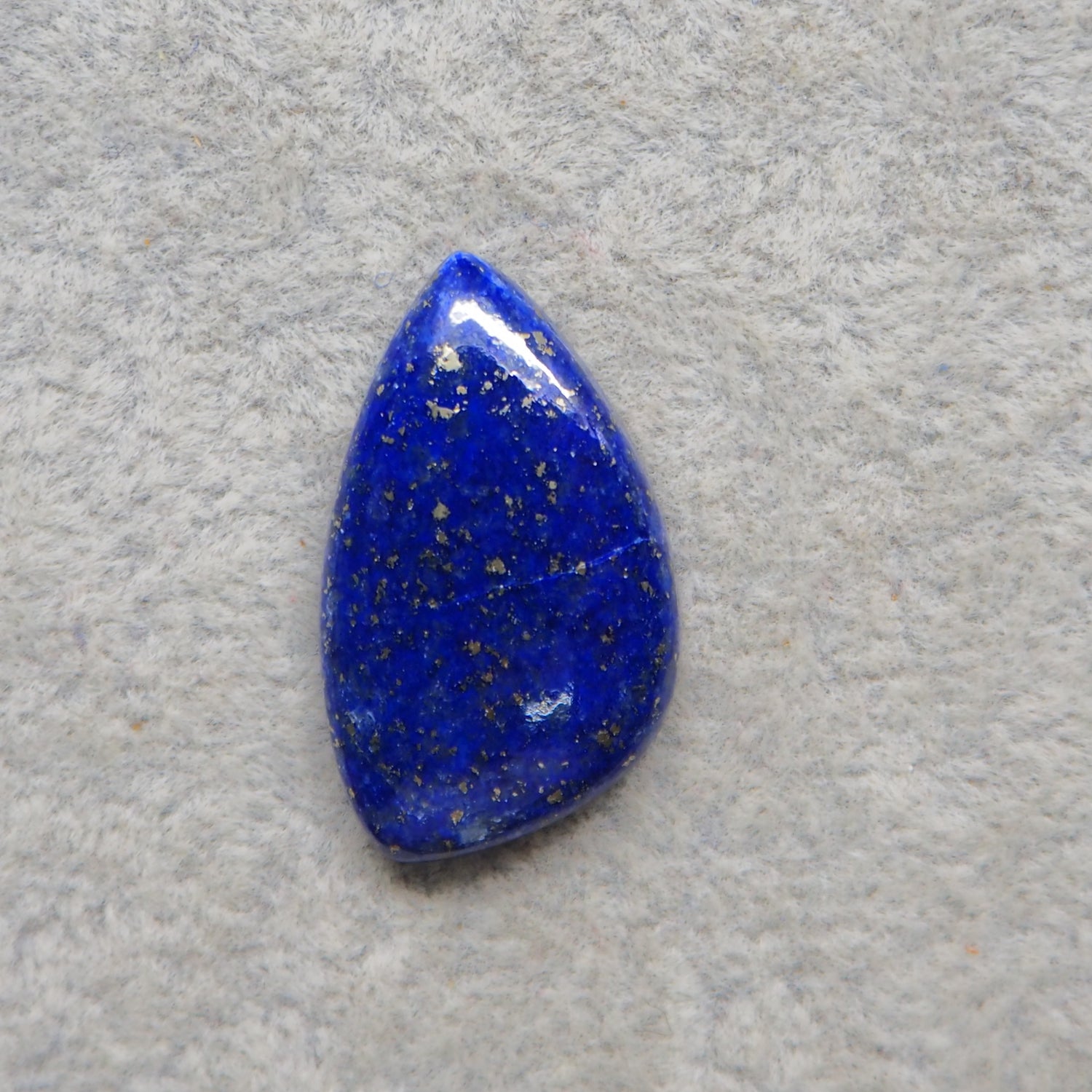 Natural Lapis Lazuli Pear Cabochon 27x16mm 18.5ct – Pedra Gems One of a Kind Loose Gemstone