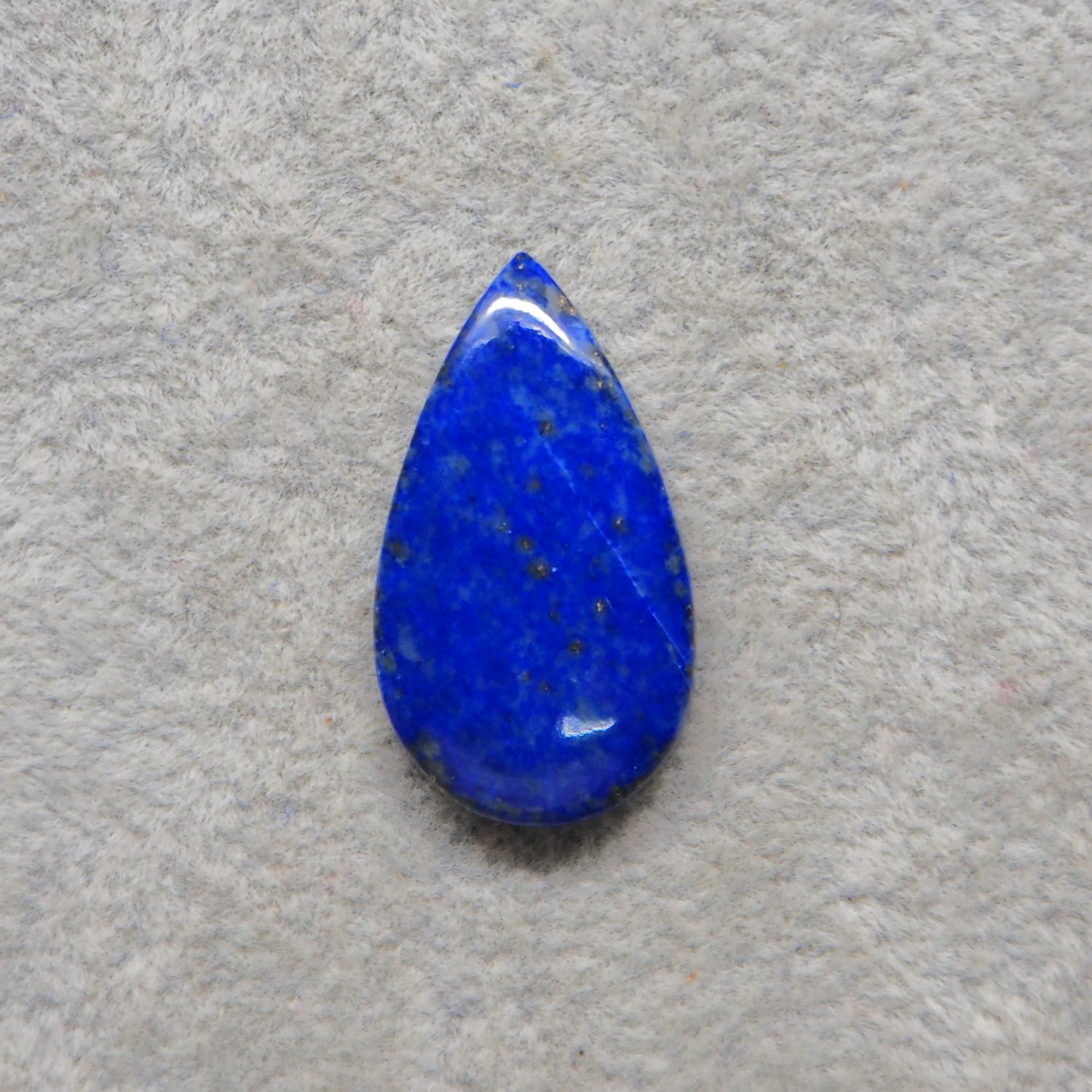 Natural Lapis Lazuli Pear Cabochon 27x15mm 15ct – Pedra Gems One of a Kind Loose Gemstone