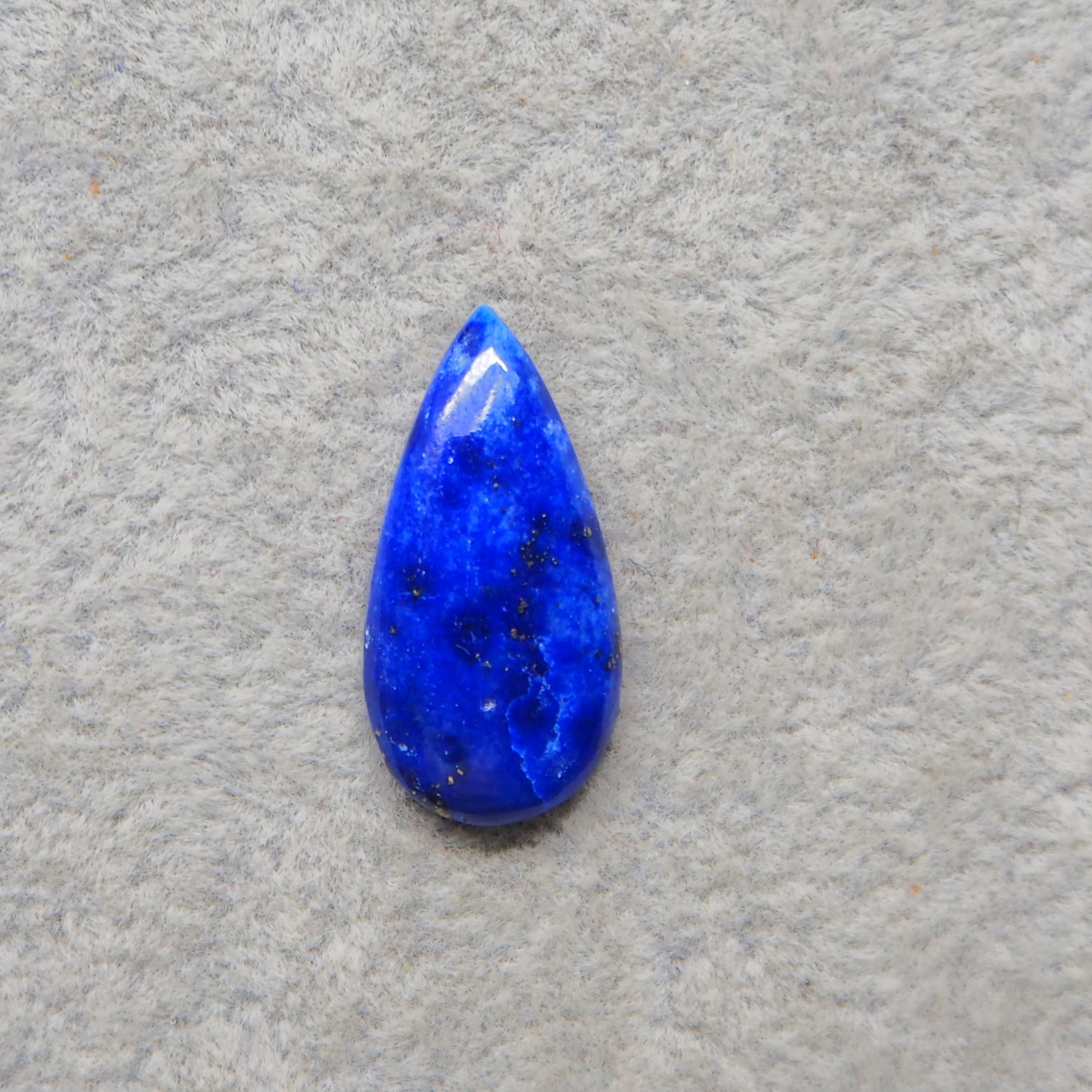Natural Lapis Lazuli Pear Cabochon 23x12mm 8.5ct – Pedra Gems One of a Kind Loose Gemstone