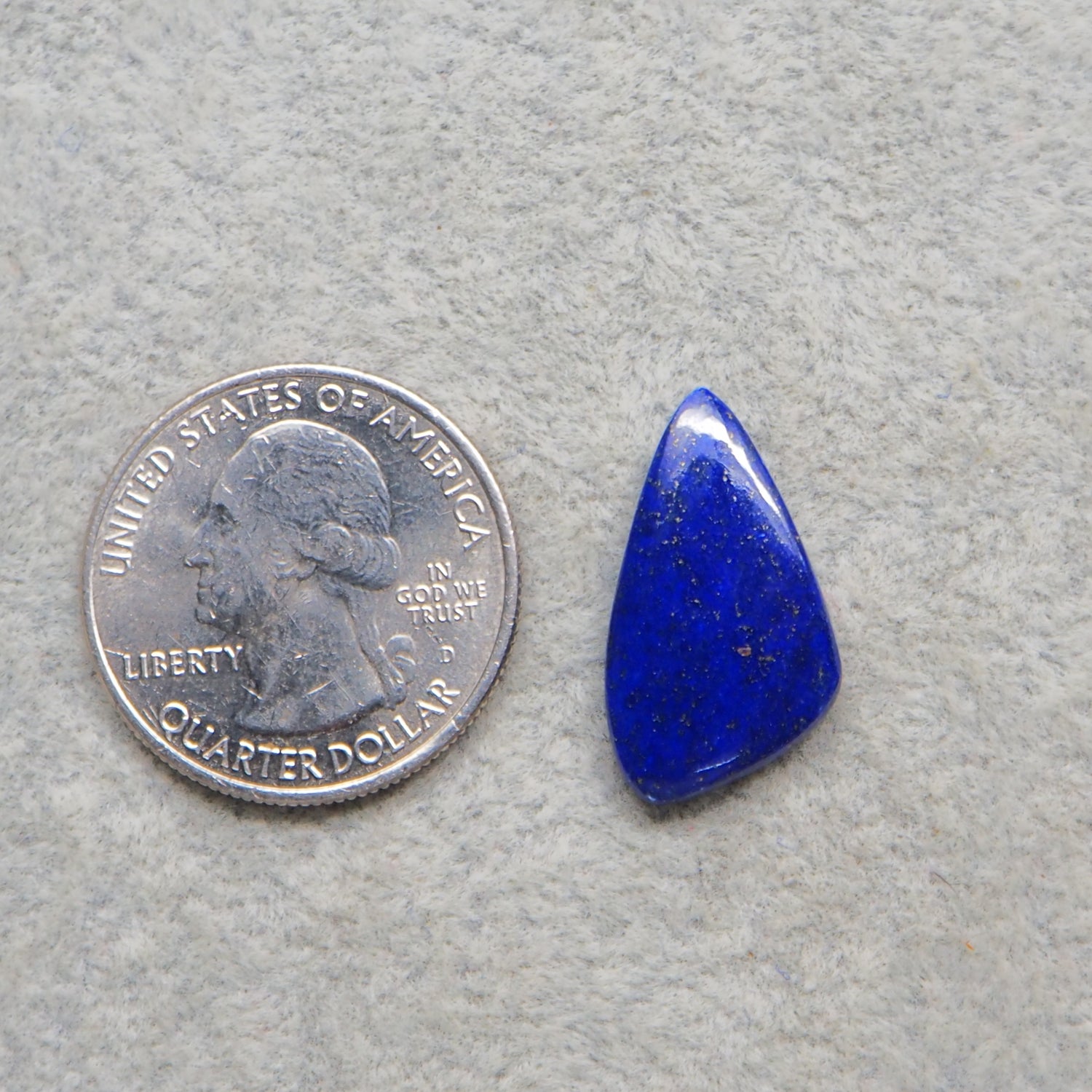 Natural Lapis Lazuli Freeform Cabochon 23x13mm 8ct – Pedra Gems One of a Kind Loose Gemstone