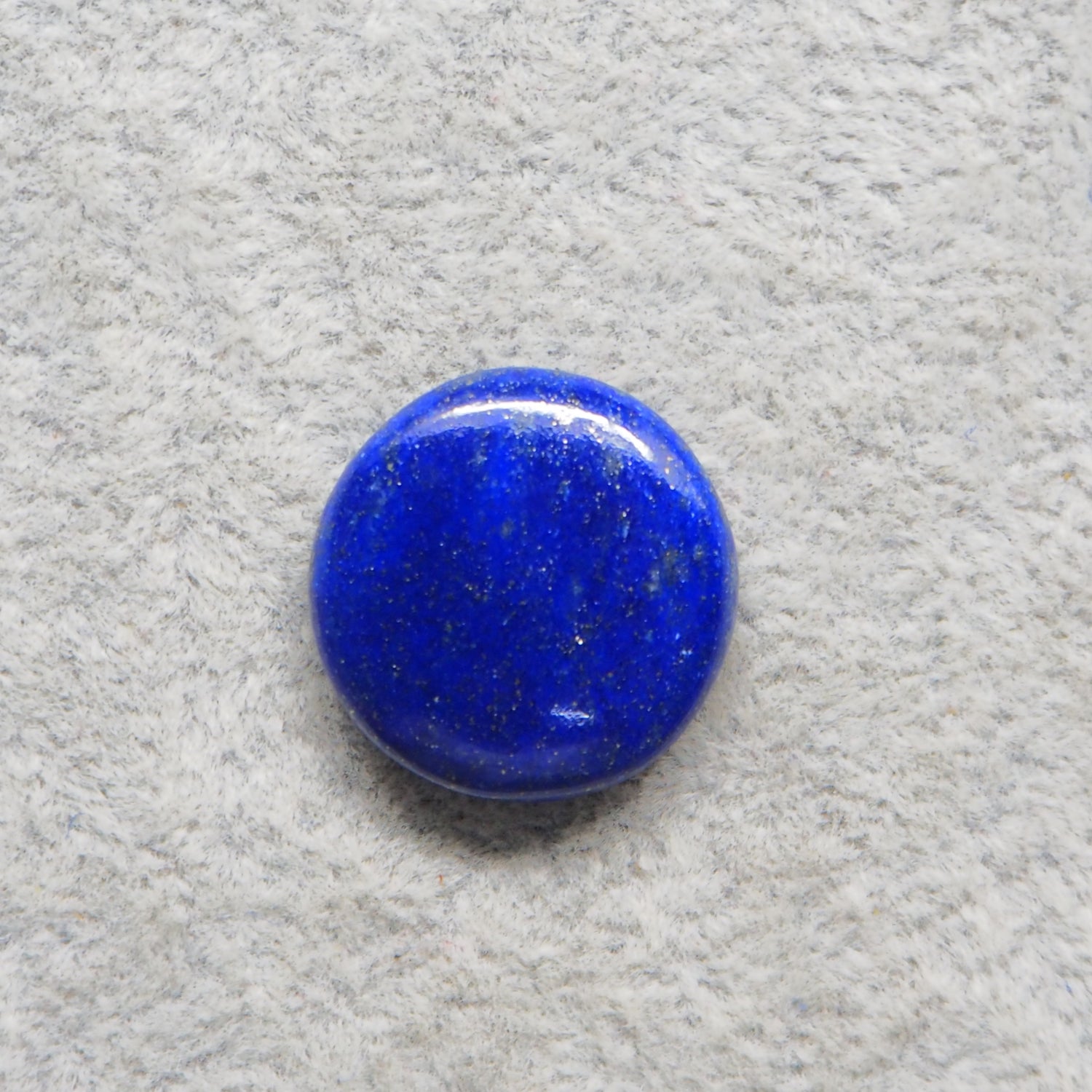 Natural Lapis Lazuli Round Cabochon 20x20mm 20ct – Pedra Gems One of a Kind Loose Gemstone