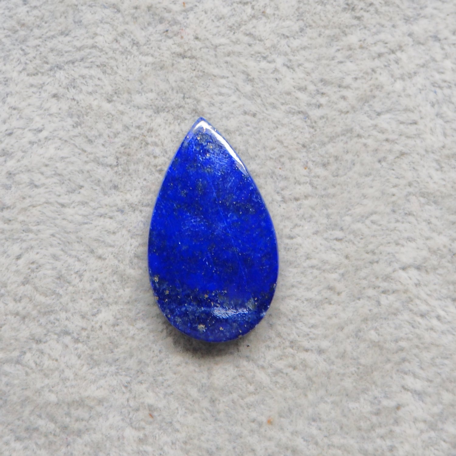 Natural Lapis Lazuli Pear Cabochon 25x15mm 13.5ct – Pedra Gems One of a Kind Loose Gemstone