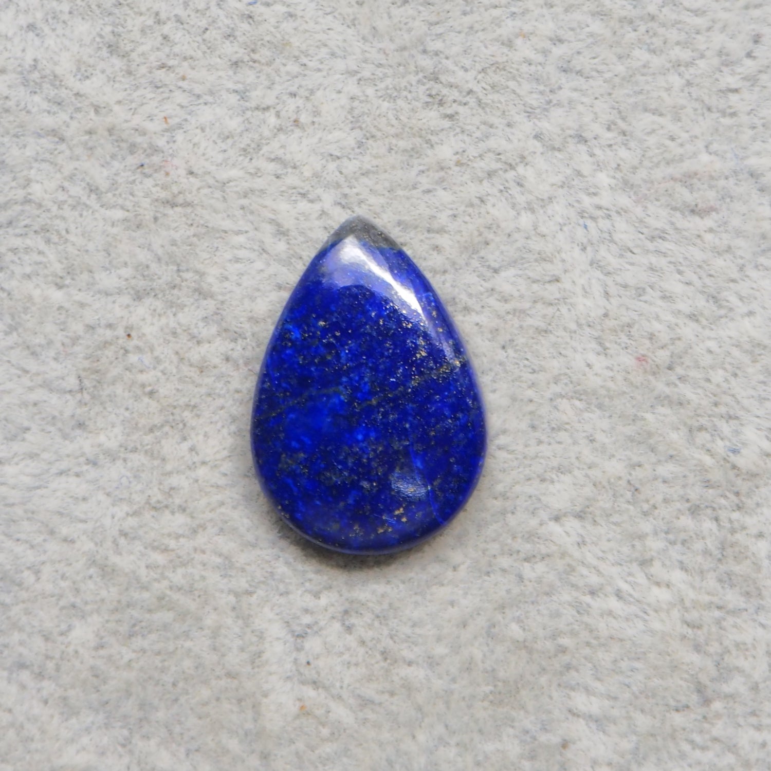 Natural Lapis Lazuli Pear Cabochon 23x16mm 13.5ct – Pedra Gems One of a Kind Loose Gemstone