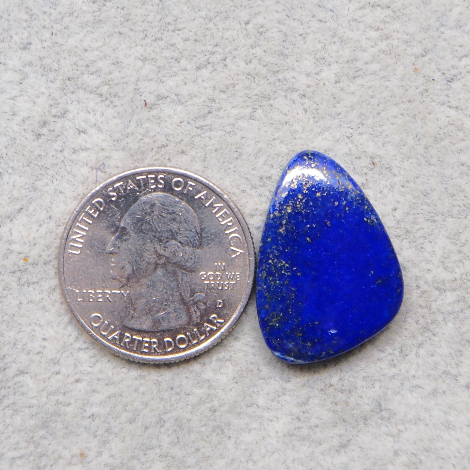Natural Lapis Lazuli Freeform Cabochon 26x18mm 20.5ct – Pedra Gems One of a Kind Loose Gemstone