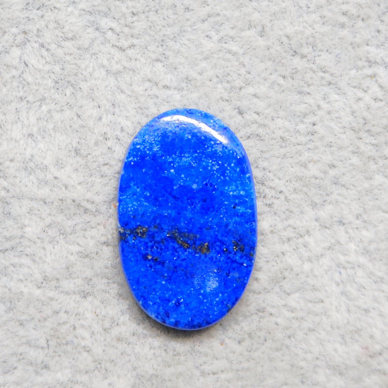 Natural Lapis Lazuli Oval Cabochon 26x17mm 14.5ct – Pedra Gems One of a Kind Loose Gemstone