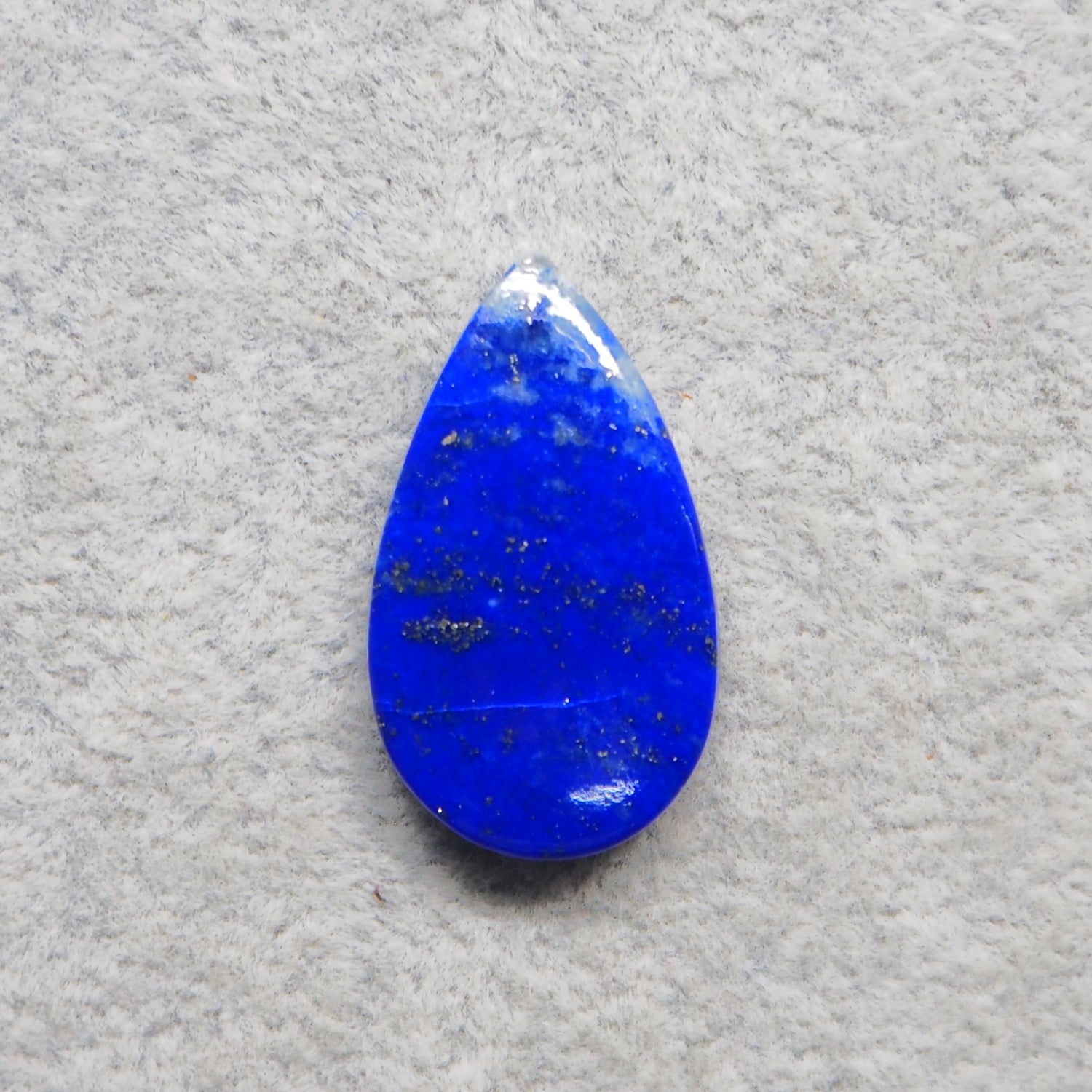 Natural Lapis Lazuli Pear Cabochon 30x17mm 23.5ct – Pedra Gems One of a Kind Loose Gemstone