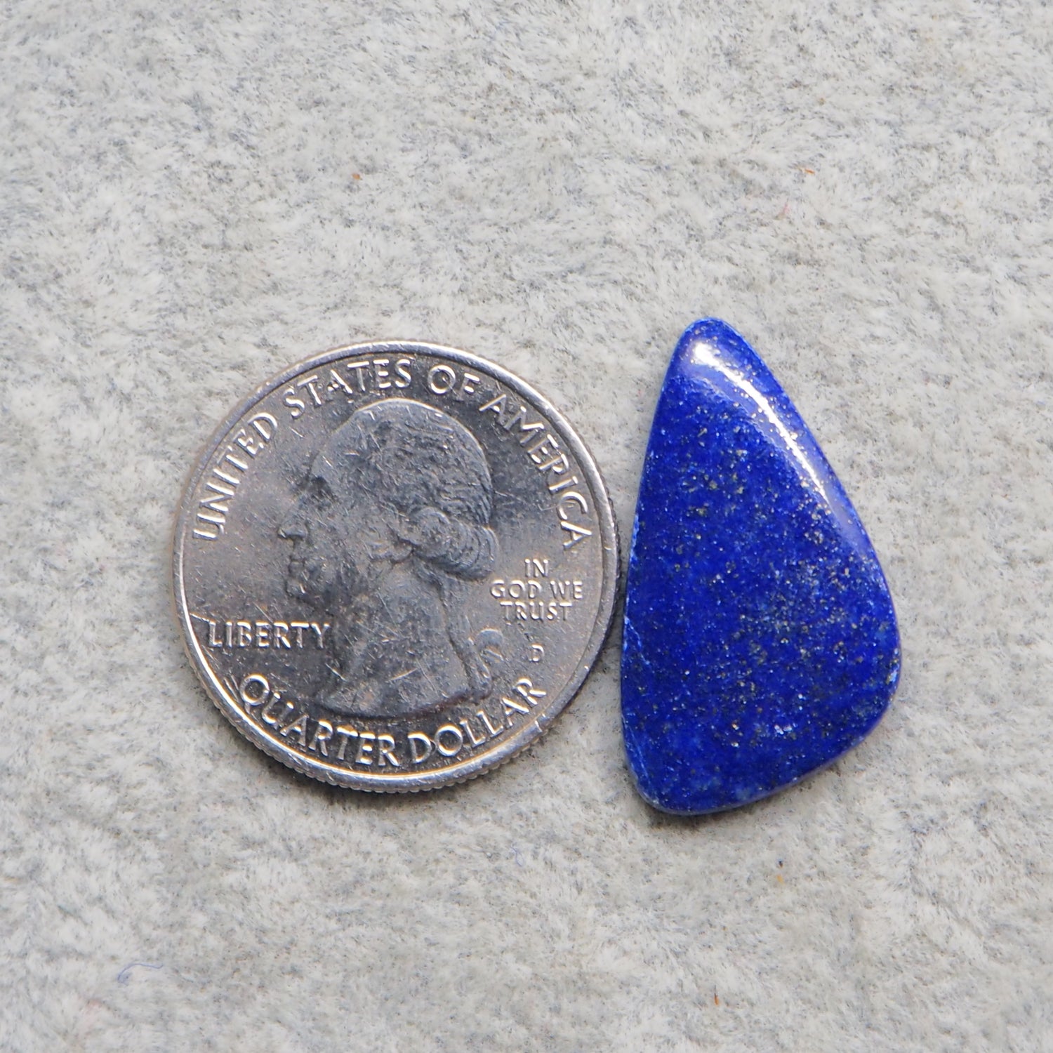 Natural Lapis Lazuli Freeform Cabochon 26x15mm 10.5ct – Pedra Gems One of a Kind Loose Gemstone