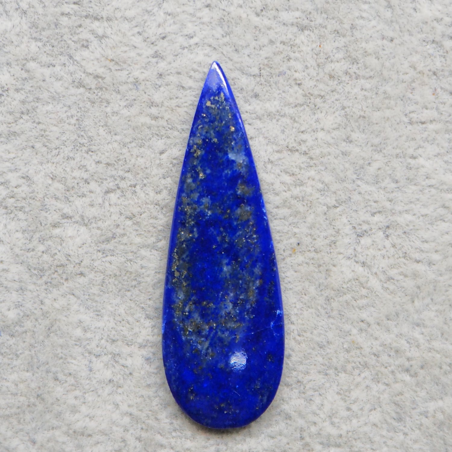 Natural Lapis Lazuli Pear Cabochon 44x15mm 19ct – Pedra Gems One of a Kind Loose Gemstone