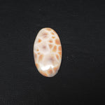 Natural Pink Natrolite (Thomsonite) Oval Cabochon 27x14x4mm 10ct - view 4 - Pedra Gems