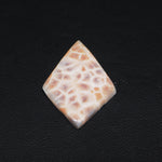 Natural Pink Natrolite (Thomsonite) Kite Cabochon 29x18x4mm 11.5ct - view 4 - Pedra Gems