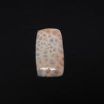 Natural Pink Natrolite (Thomsonite) Cushion Cabochon 26x14x4mm 12ct - view 4 - Pedra Gems