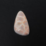Natural Pink Natrolite (Thomsonite) Freeform Cabochon 26x15x5mm 13.5ct - view 4 - Pedra Gems