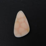 Natural Pink Natrolite (Thomsonite) Freeform Cabochon 26x15x5mm 13.5ct - view 3 - Pedra Gems
