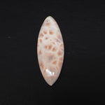 Natural Pink Natrolite (Thomsonite) Marquise Cabochon 29x13x4mm 9.5ct - view 4 - Pedra Gems