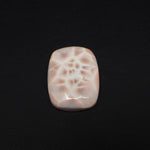 Natural Pink Natrolite (Thomsonite) Cushion Cabochon 24x18x7mm 23ct - view 4 - Pedra Gems