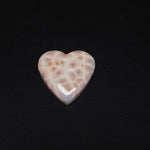 Natural Pink Natrolite (Thomsonite) Heart Cabochon 20x19x4mm 9.5ct - view 2 - Pedra Gems