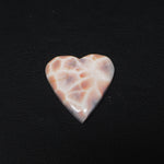 Natural Pink Natrolite (Thomsonite) Heart Cabochon 19x18x4mm 7.5ct - view 2 - Pedra Gems