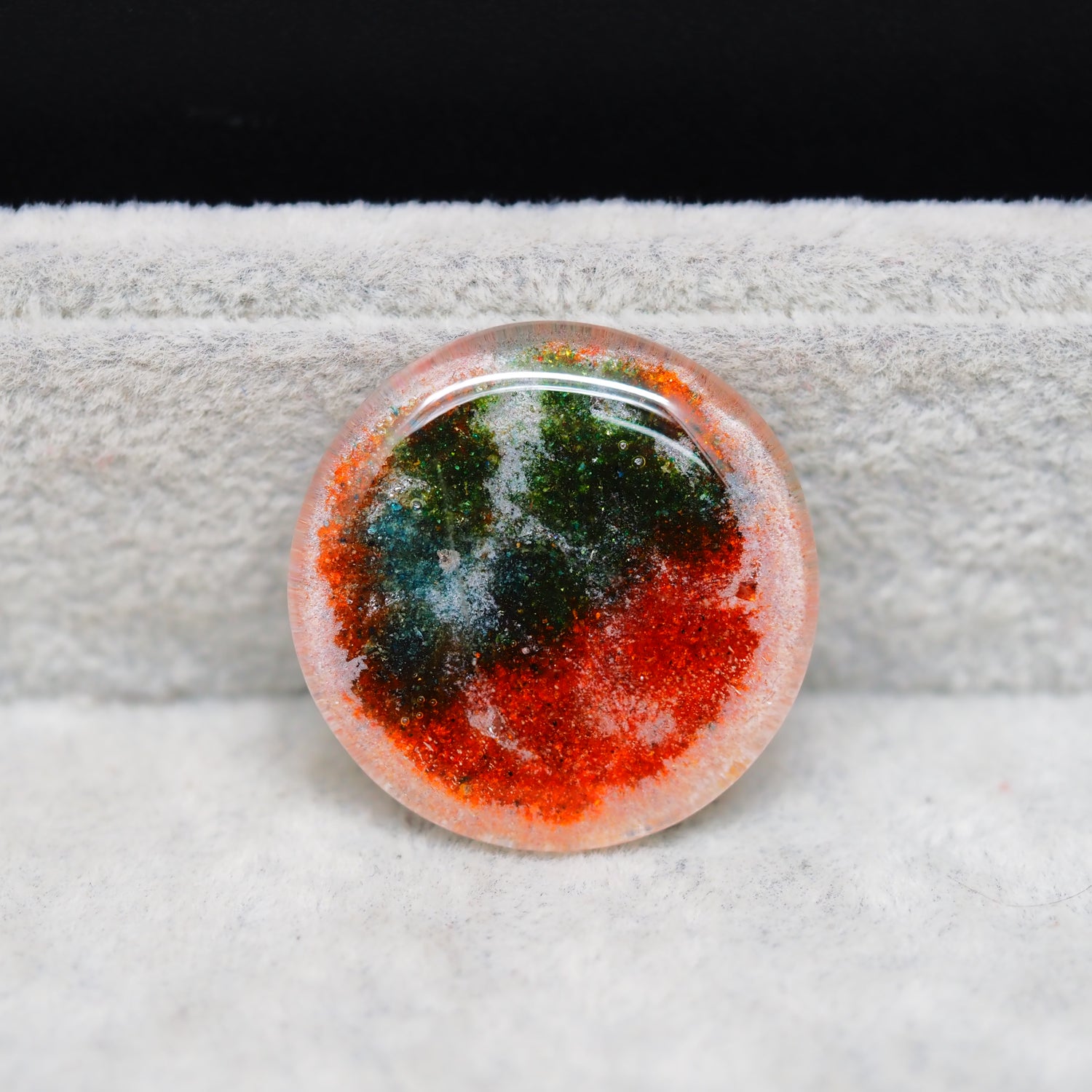 Garden Quartz Drill Fill Cabochon 28x28mm 40ct Round – Pedra Gems