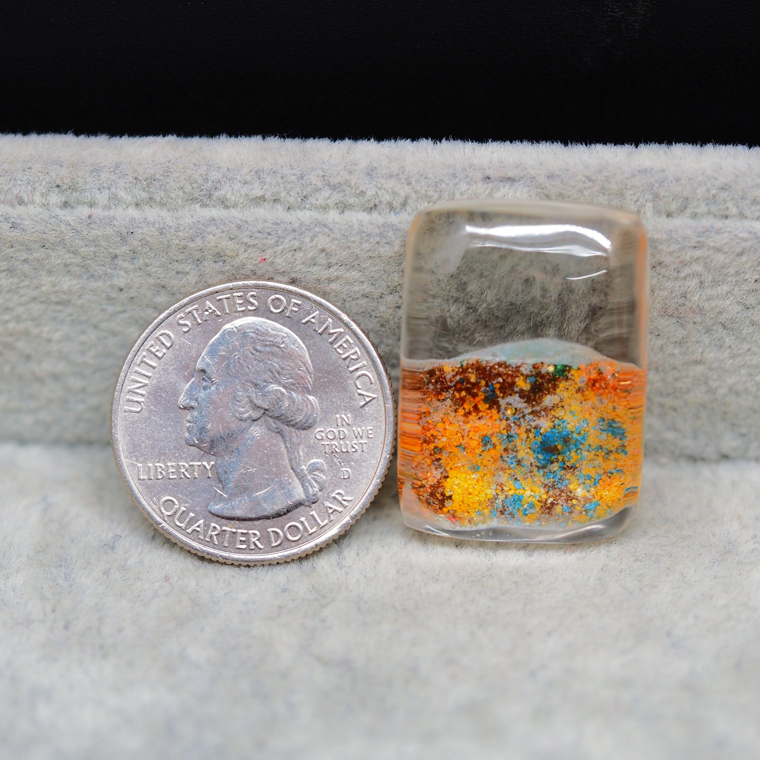 Garden Quartz Drill Fill Cabochon 29x20mm 55.5ct Cushion – Pedra Gems