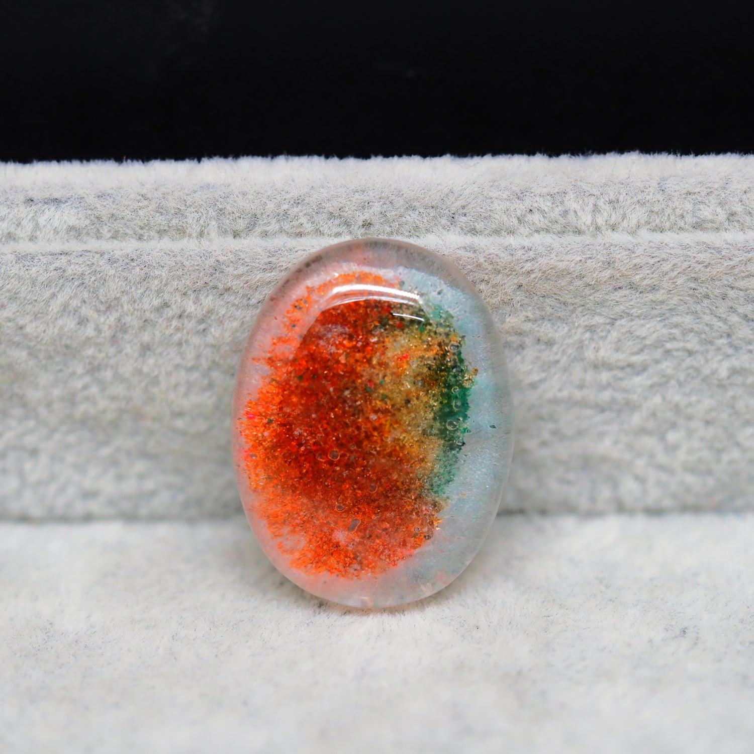 Garden Quartz Drill Fill Cabochon 28x21mm 38.5ct Oval – Pedra Gems