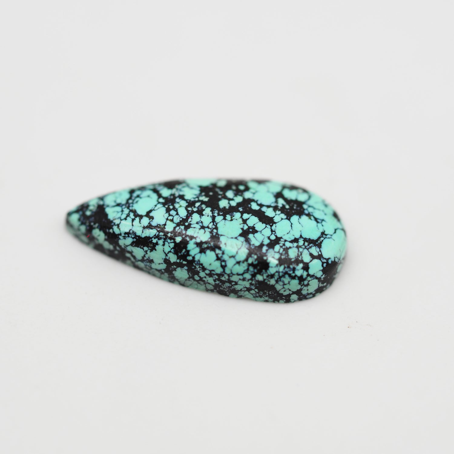 Tibetan Turquoise Cabochon Gemstone Pear Shape 18x8x3 MM
