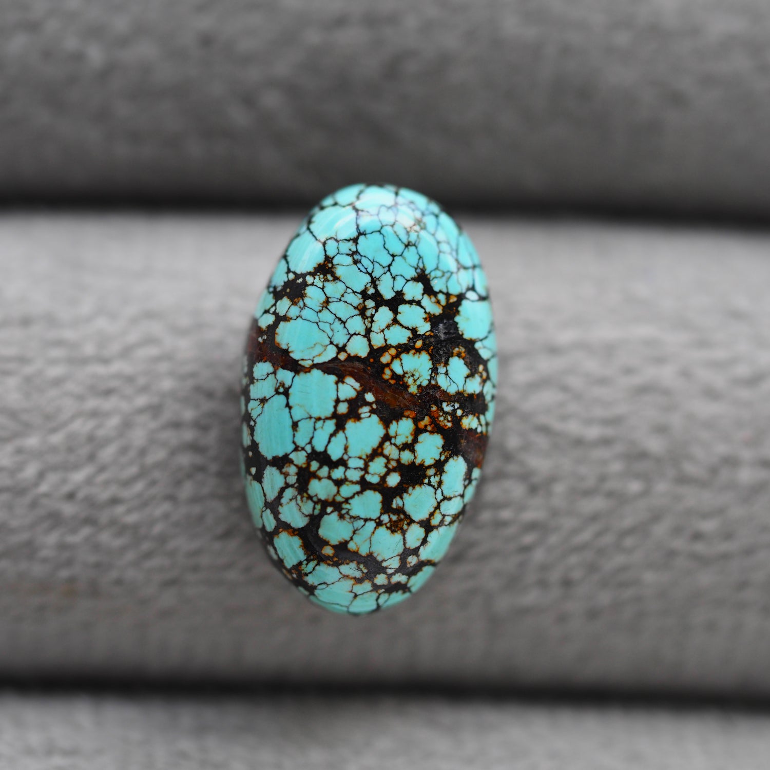 Tibetan Turquoise Cabochon Gemstone Oval Shape 18x11x4 MM