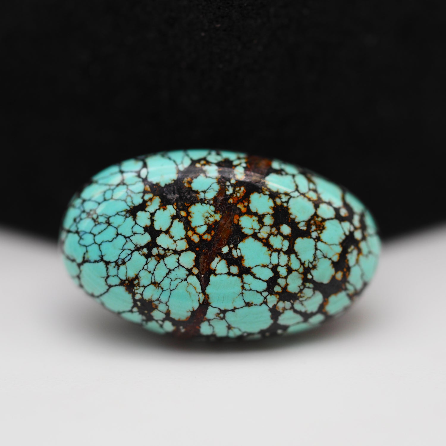 Tibetan Turquoise Cabochon Gemstone Oval Shape 18x11x4 MM