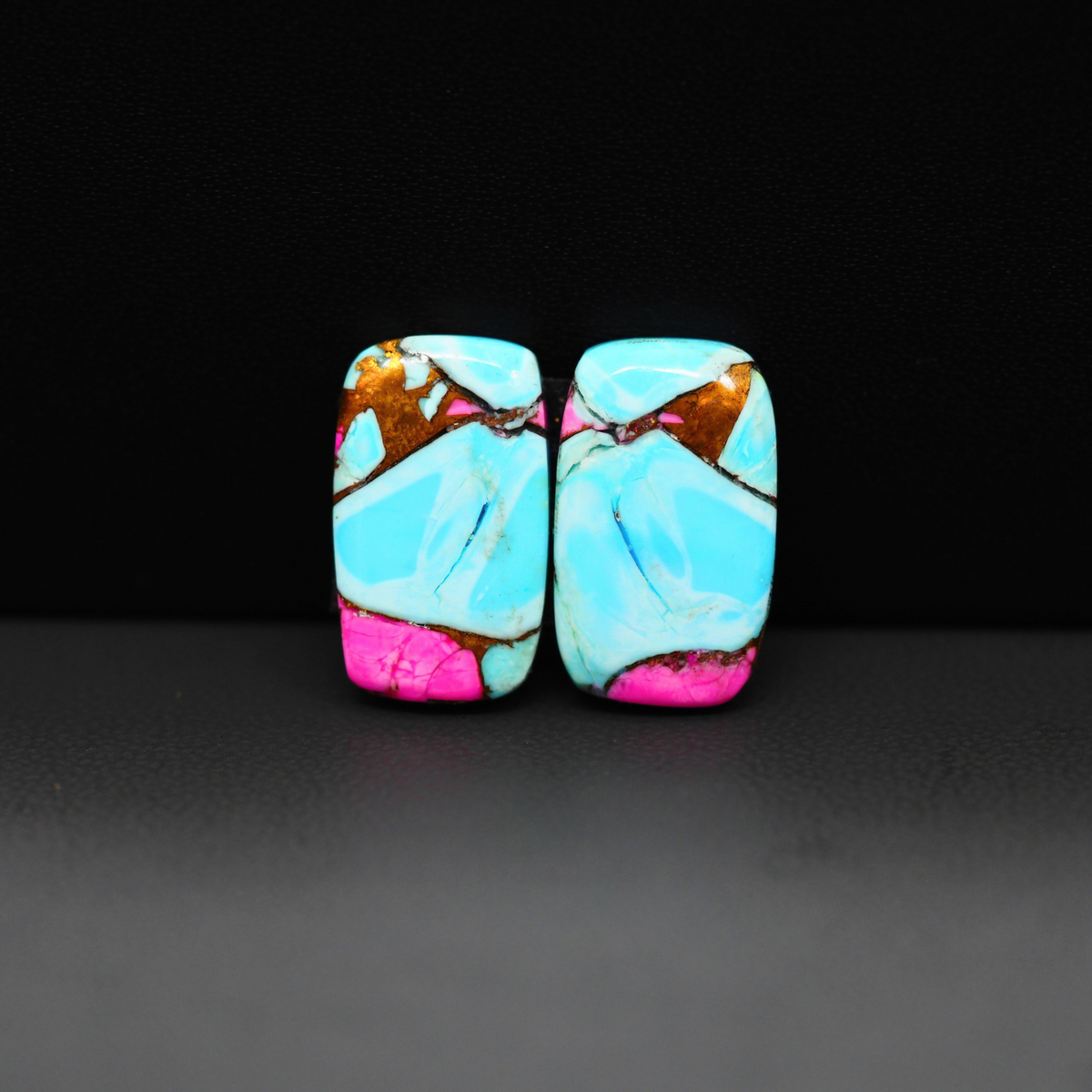 Cotton Candy Pair 18x11x3mm 16ct