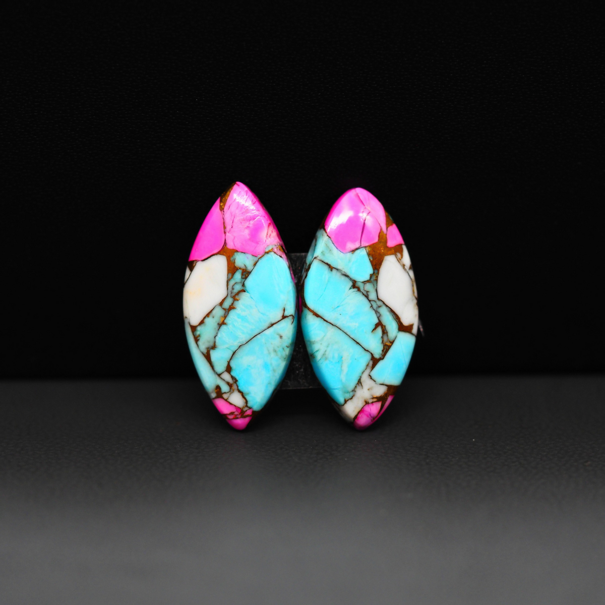 Cotton Candy Pair 23x11x3mm 14ct