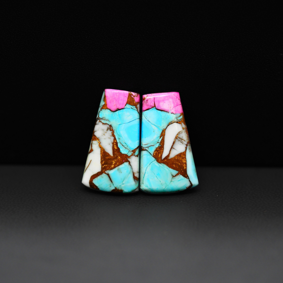 Cotton Candy Pair 20x11x3mm 15ct