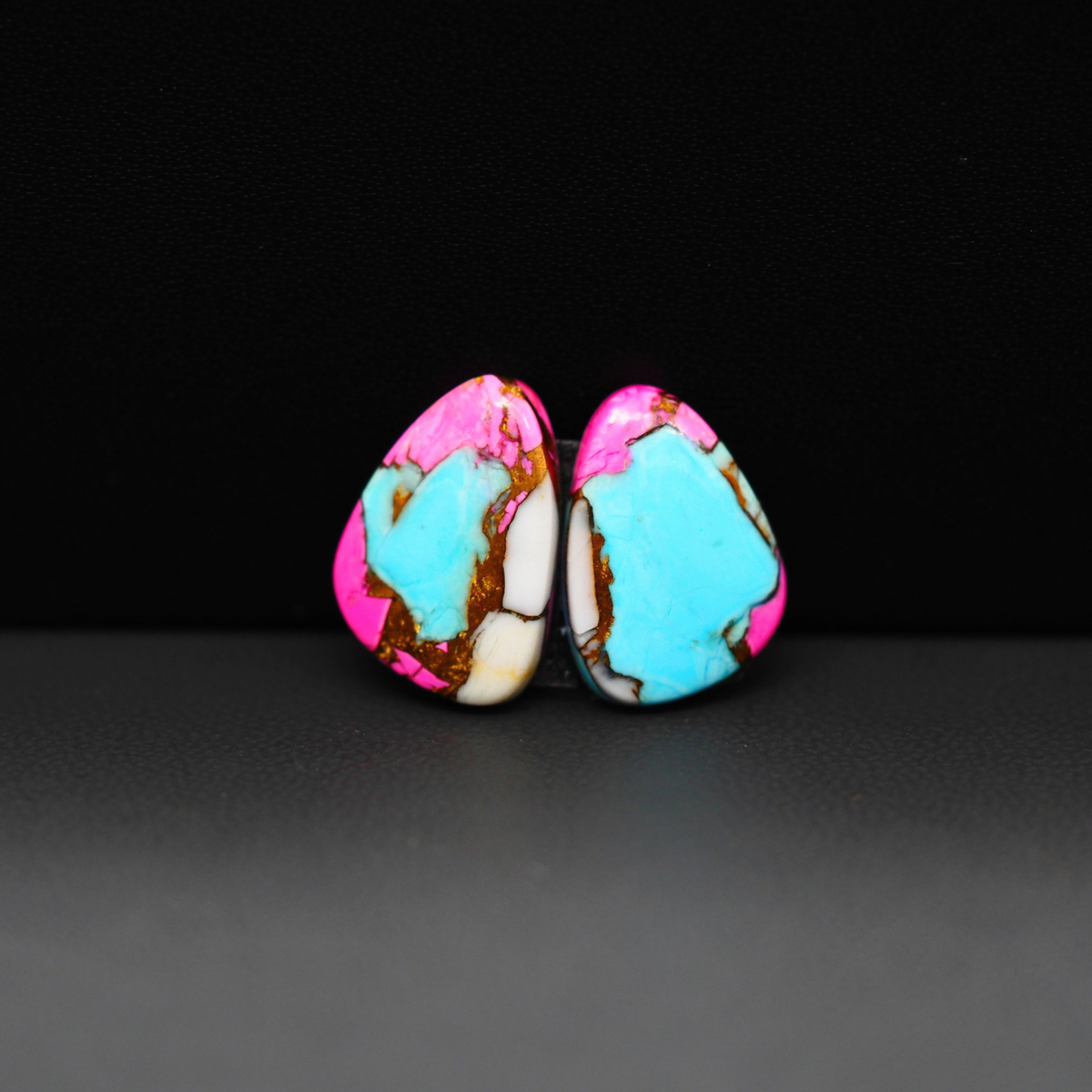 Cotton Candy Pair 16x11x3mm 10ct