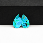 Mohave Buffalo composite pair 19x11x3mm 10ct pear cabochon Kingman - photo 3