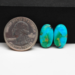 Mohave Buffalo composite pair 16x10x3mm 10ct oval cabochon Kingman - photo 1