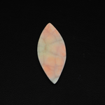 Natural Pink Natrolite (Thomsonite) Marquise Cabochon 35x14x3mm 11ct - view 3 - Pedra Gems