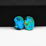 Mohave Buffalo composite pair 16x12x3mm 12.5ct oval cabochon Kingman - photo 2