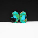 Mohave Buffalo composite pair 16x12x3mm 10ct oval cabochon Kingman - photo 2