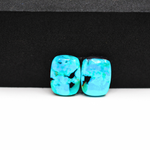Mohave Buffalo composite pair 14x10x3mm 8ct cushion cabochon Kingman - photo 2