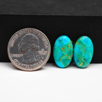 Mohave Buffalo composite pair 18x11x3mm 12ct oval cabochon Kingman - photo 1