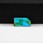 Mohave Buffalo composite pair 10x10x3mm 7ct square cabochon Kingman - photo 3