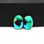 Mohave Buffalo composite pair 18x10x3mm 8.5ct oval cabochon Kingman - photo 2