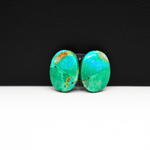 Mohave Buffalo composite pair 14x11x3mm 8.5ct oval cabochon Kingman - photo 2