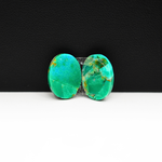 Mohave Buffalo composite pair 14x11x3mm 8.5ct oval cabochon Kingman - photo 3