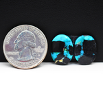 Mohave Buffalo composite pair 16x12x3mm 10ct oval cabochon Kingman - photo 1