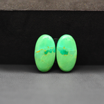 Mohave Mojave turquoise composite pair 17x11x3mm 8.5ct oval cabochon Kingman - photo 2