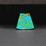 Mohave Mojave turquoise composite pair 19x10x3mm 9ct trapezoid cabochon Kingman - photo 3