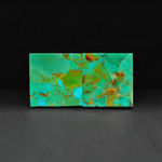 Mohave Mojave turquoise composite pair 14x14x3mm 12ct square cabochon Kingman - photo 3
