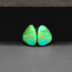 Mohave Mojave turquoise composite pair 16x12x3mm 8.5ct freeform cabochon Kingman - photo 2