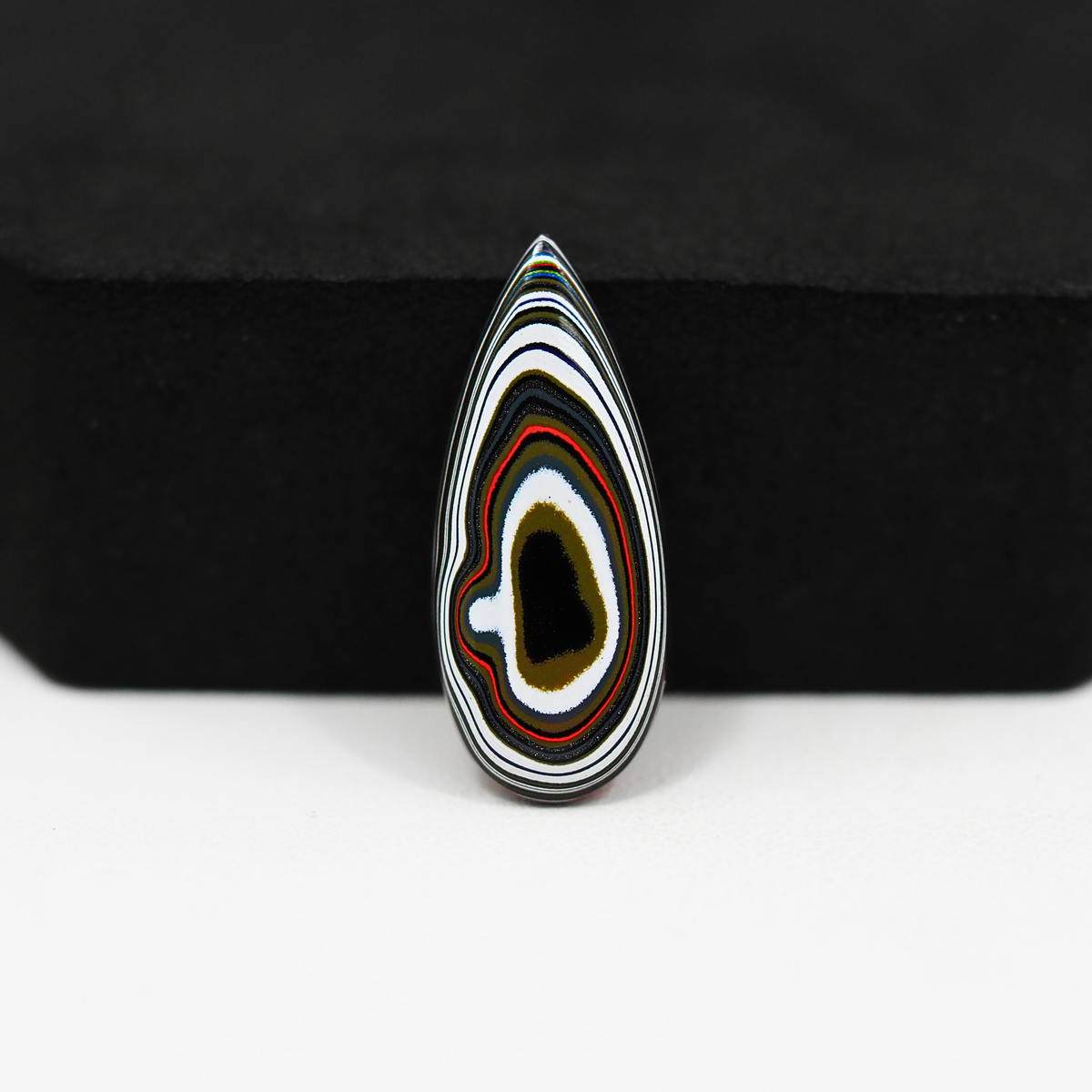 Fordite Agate Cabochon 23x9mm 2ct Pear